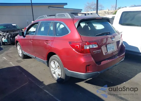 2015 Subaru Outback 2.5I z USA, uszkodzony, nr VIN 4S4BSAAC9F3308126